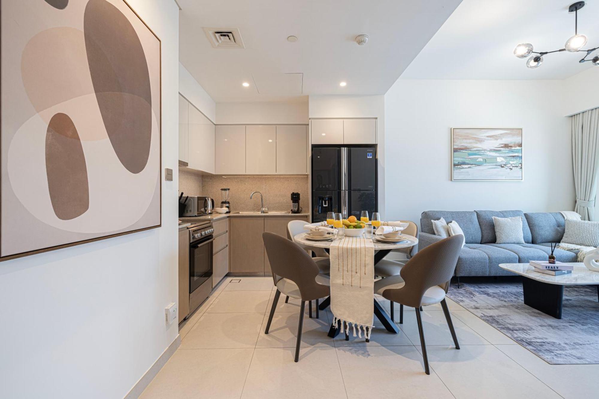 Апартаменти Full Burj Khalifa View! Brand New 2 Bedrooms! 5min Walk From Mall! *