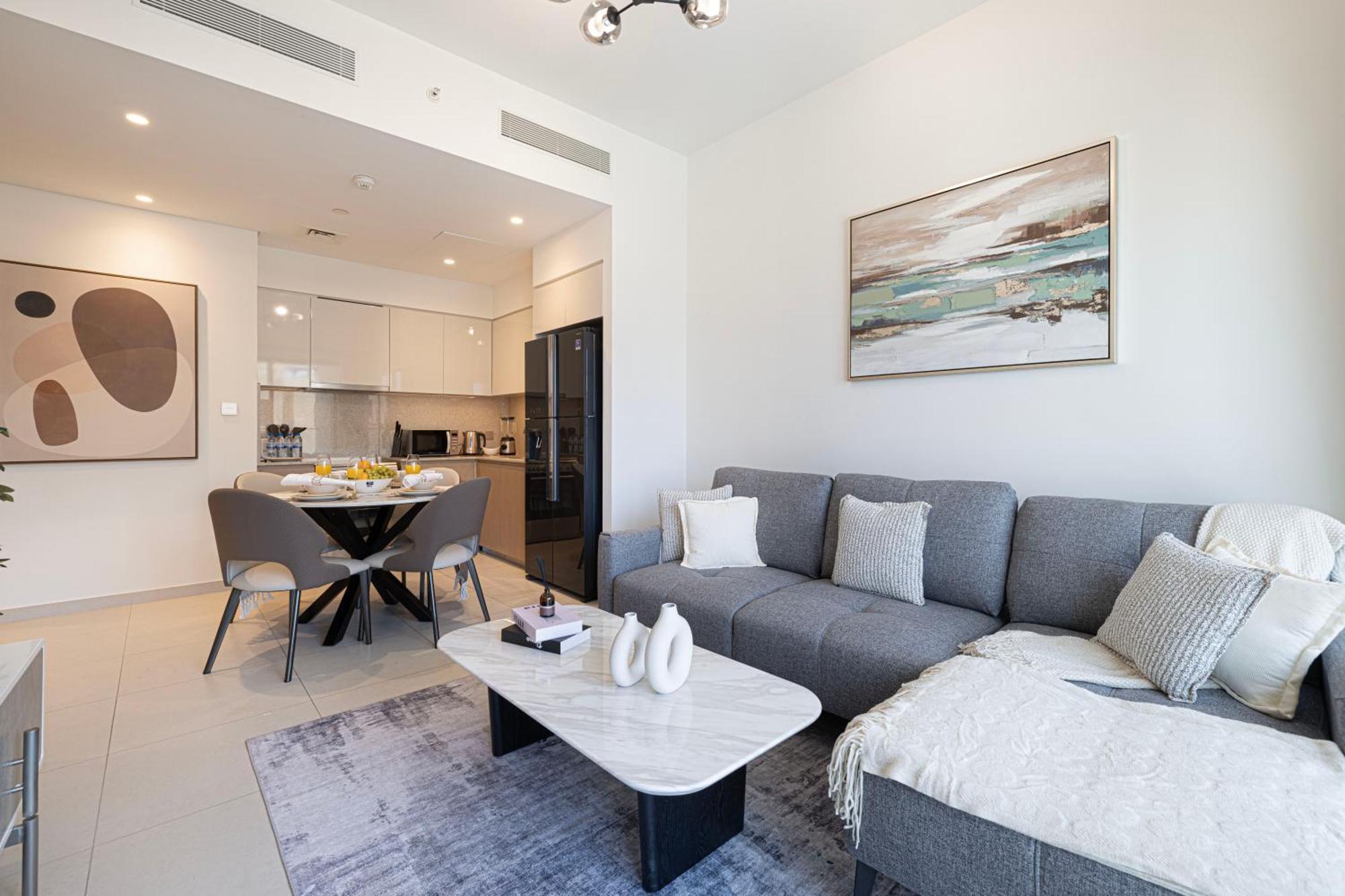 Full Burj Khalifa View! Brand New 2 Bedrooms! 5min Walk From Mall! Апартаменти *