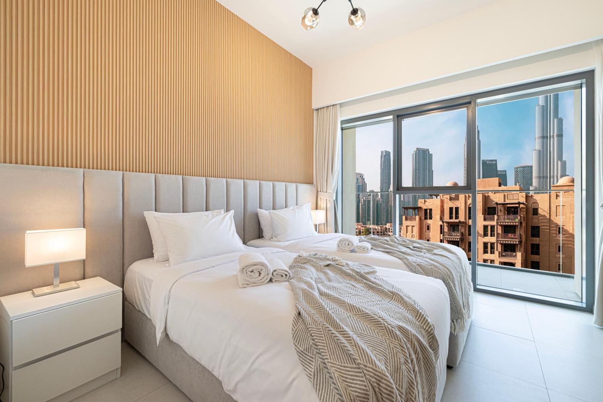 Апартаменти Full Burj Khalifa View! Brand New 2 Bedrooms! 5min Walk From Mall!